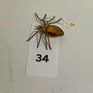 # 34 Signed Vintage Bug Scatter Pin Made in Czechoslovakia